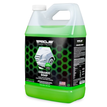 Proje Premium Car Care Ceramic Soap 1 Gallon - Rejuvenates Ceramic Coatings 50014